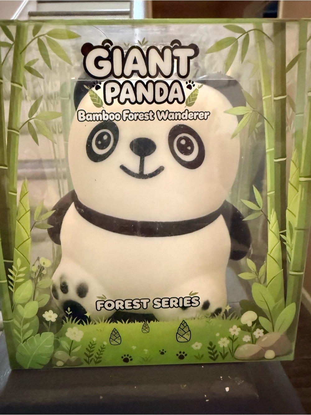 SQUISHY PANDA JUMBO Toy - White & Black